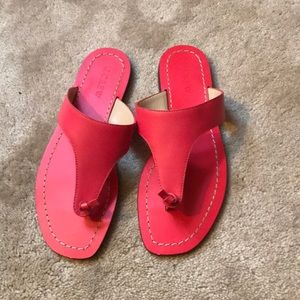 Red sandals